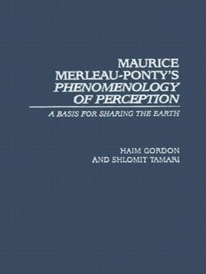 cover image of Maurice Merleau-Ponty's Phenomenology of Perception